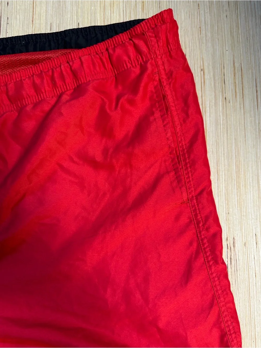 OP Men’s Red Swim Trunks with Black Waistband